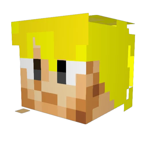 sven3108 Minecraft avatar head, 3D render
