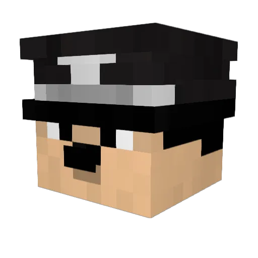 svend2000 Minecraft avatar head, 3D render