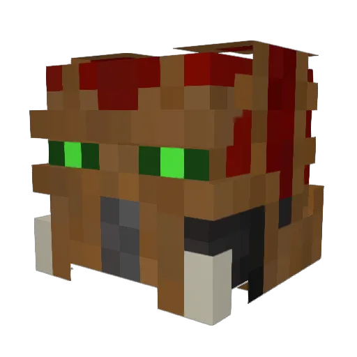 svenskodo Minecraft avatar head, 3D render