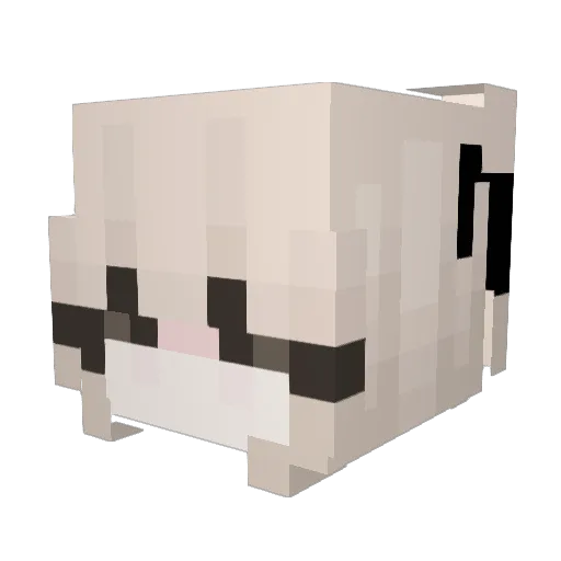 svevxd Minecraft avatar head, 3D render