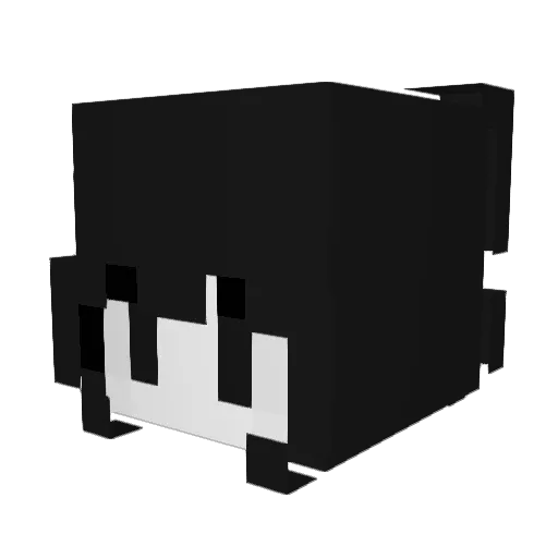 svhu Minecraft avatar head, 3D render