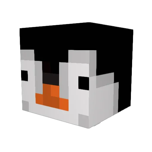svigermor2 Minecraft avatar head, 3D render