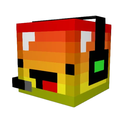 sviola64 Minecraft avatar head, 3D render
