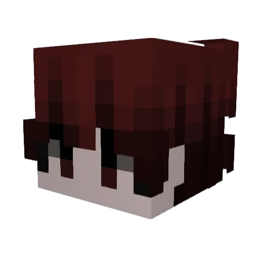 svmetimes Minecraft avatar head, 3D render