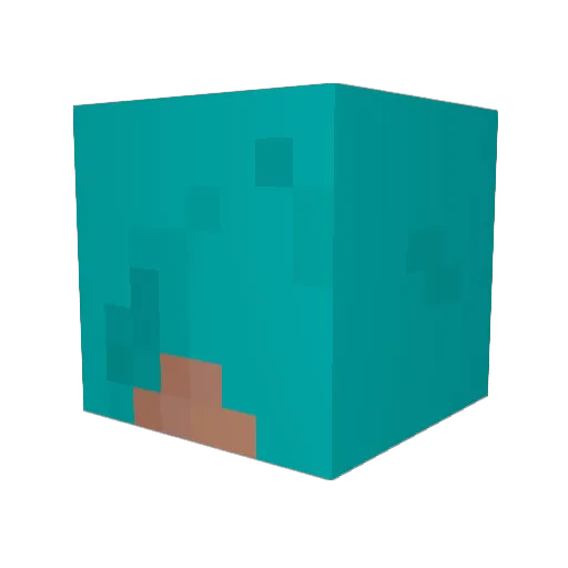 svmifa Minecraft avatar head, 3D render