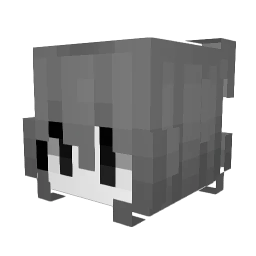 svnnis Minecraft avatar head, 3D render