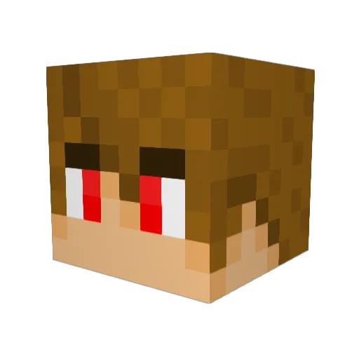 svs3000 Minecraft avatar head, 3D render