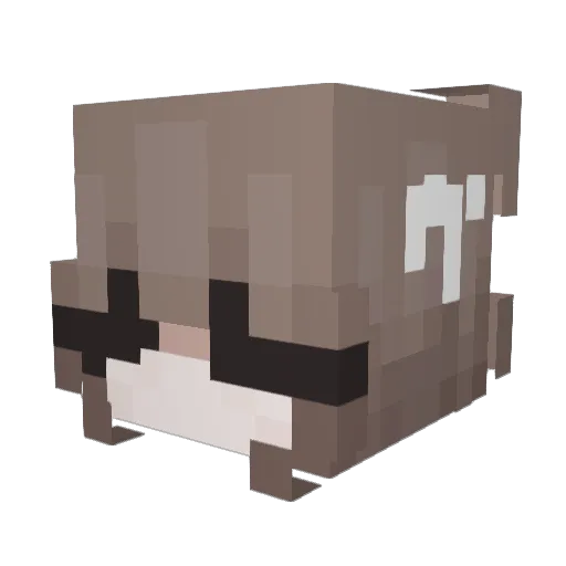svsa Minecraft avatar head, 3D render