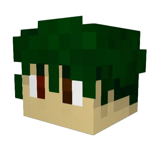 svsth Minecraft avatar head, 3D render
