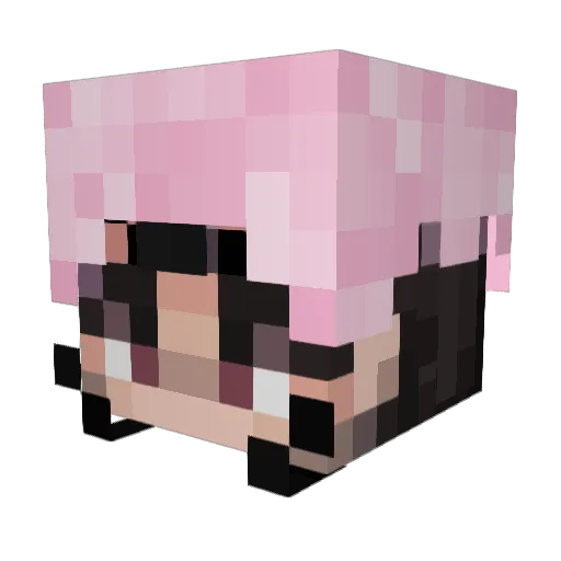 svtire Minecraft avatar head, 3D render