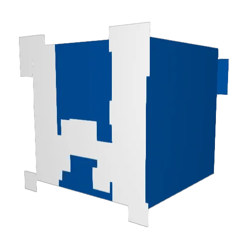 svveden1 Minecraft avatar head, 3D render