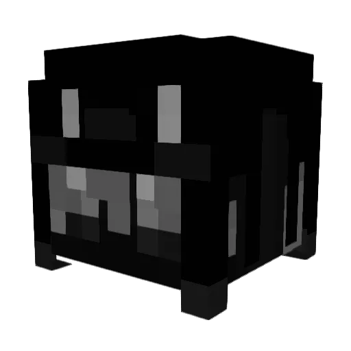 svwy Minecraft avatar head, 3D render