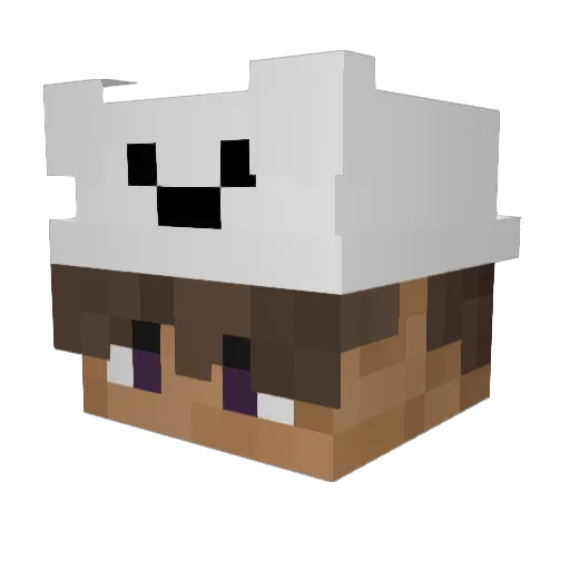 svziaak Minecraft avatar head, 3D render