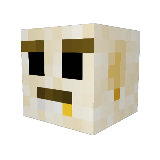 sw1m37 Minecraft avatar head, 3D render