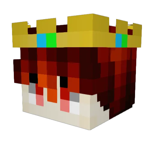 sw3rv8 Minecraft avatar head, 3D render