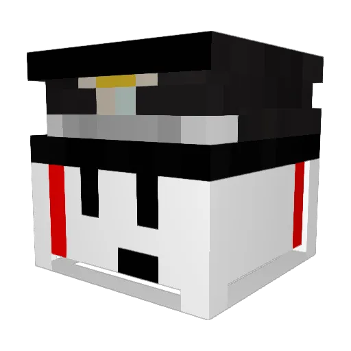 swaade Minecraft avatar head, 3D render