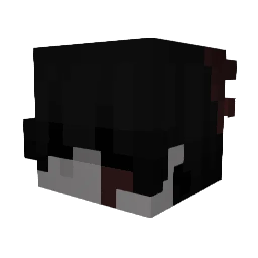 swag0 Minecraft avatar head, 3D render
