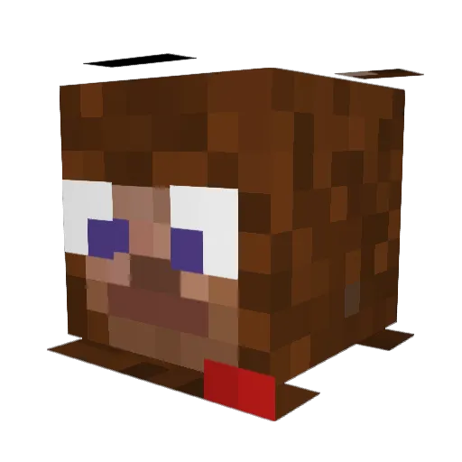 swagDreck Minecraft avatar head, 3D render
