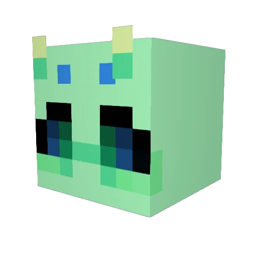 swagcipher Minecraft avatar head, 3D render