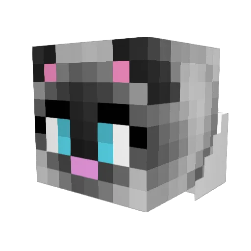 swageren Minecraft avatar head, 3D render