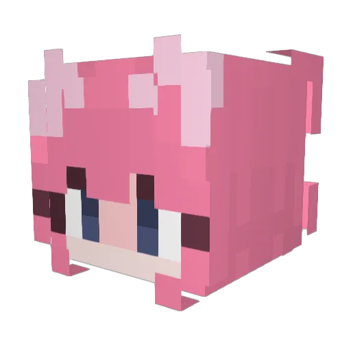 swagfur69 Minecraft avatar head, 3D render