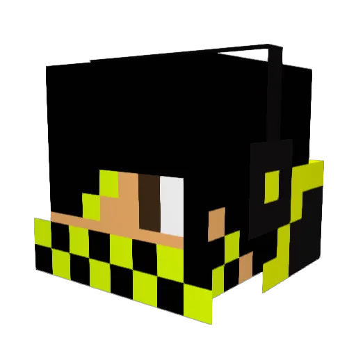 swagger1227 Minecraft avatar head, 3D render