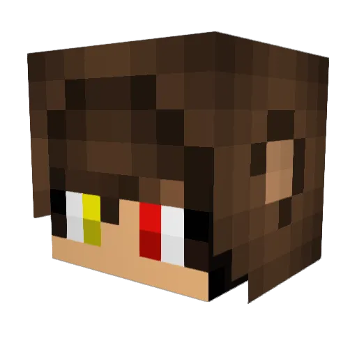 swaggerb Minecraft avatar head, 3D render