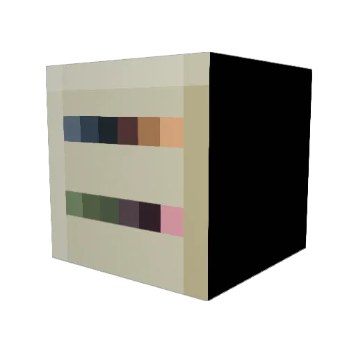 swaggy77 Minecraft avatar head, 3D render