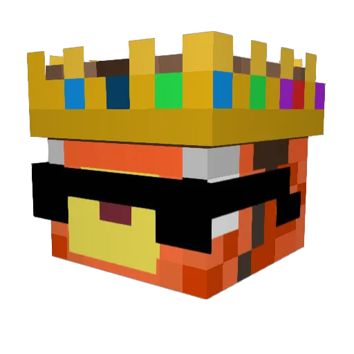 swaggyfish16 Minecraft avatar head, 3D render