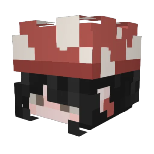 swaggyidiot Minecraft avatar head, 3D render