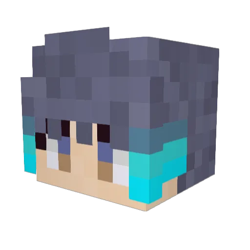 swaggypro25 Minecraft avatar head, 3D render