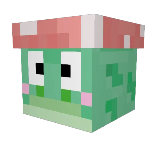 swaggyrando Minecraft avatar head, 3D render
