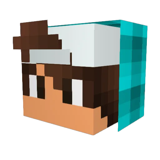 swaglegend6969 Minecraft avatar head, 3D render