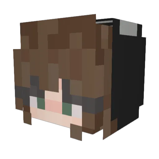 swagluvr23 Minecraft avatar head, 3D render
