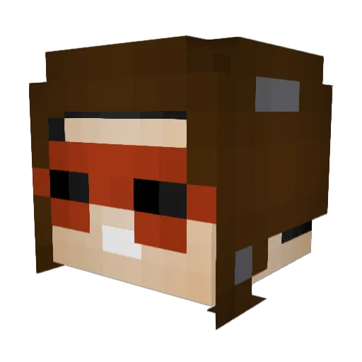 swagmario762 Minecraft avatar head, 3D render