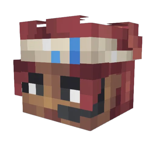 swagmasta64 Minecraft avatar head, 3D render