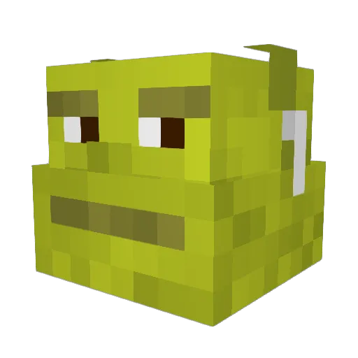 swagmoneya Minecraft avatar head, 3D render
