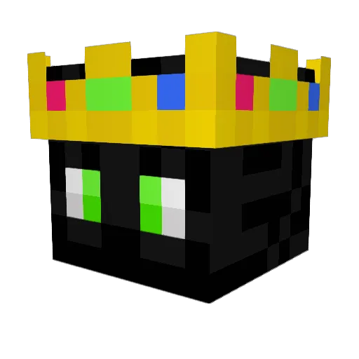 swakald Minecraft avatar head, 3D render