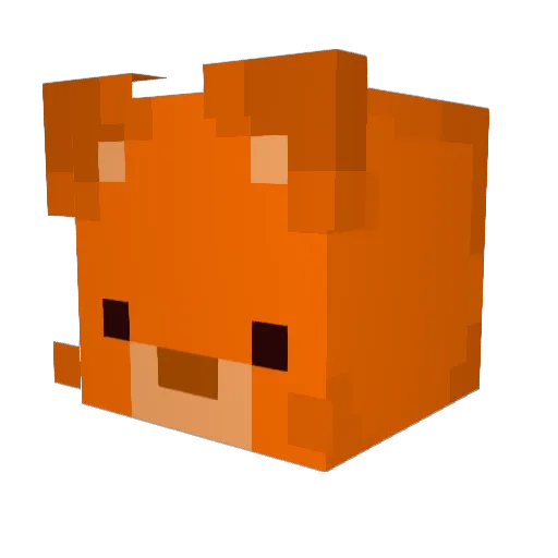 swam424 Minecraft avatar head, 3D render