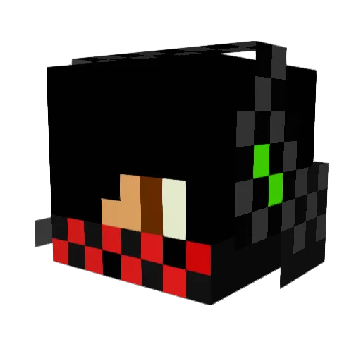 swanbadboy Minecraft avatar head, 3D render