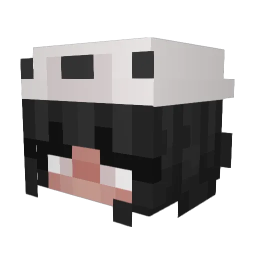 swandreana Minecraft avatar head, 3D render