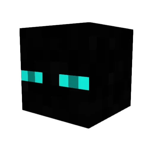 swansinite Minecraft avatar head, 3D render
