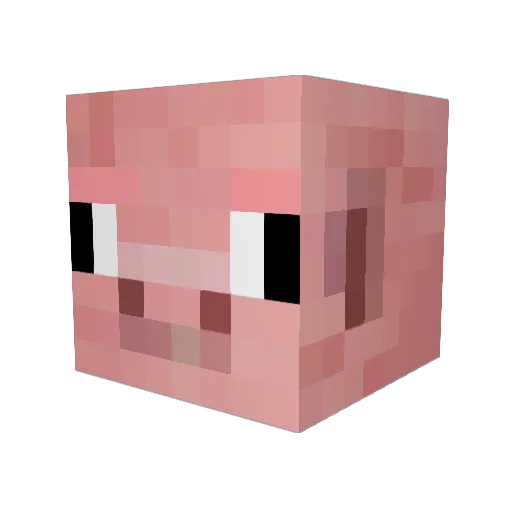 swarcar Minecraft avatar head, 3D render