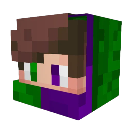 swarm0902 Minecraft avatar head, 3D render
