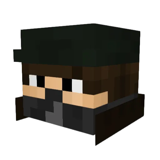 swarrick Minecraft avatar head, 3D render