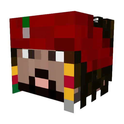 swastewart Minecraft avatar head, 3D render