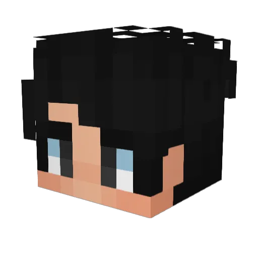 swat_gf Minecraft avatar head, 3D render