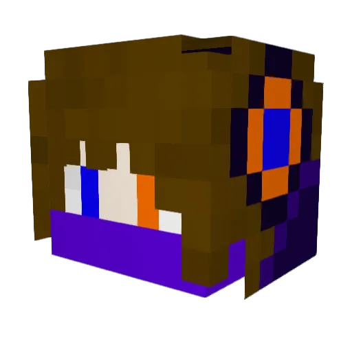 swat_wc Minecraft avatar head, 3D render