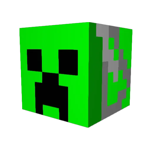 swatter195 Minecraft avatar head, 3D render