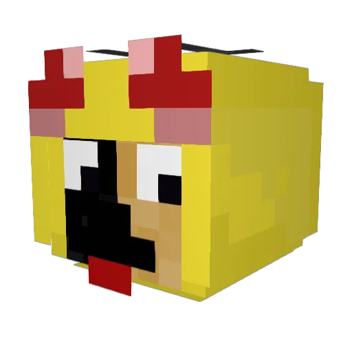 swatxv Minecraft avatar head, 3D render